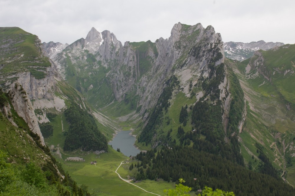 Der Fälensee und der Gasthof Bollenwees.