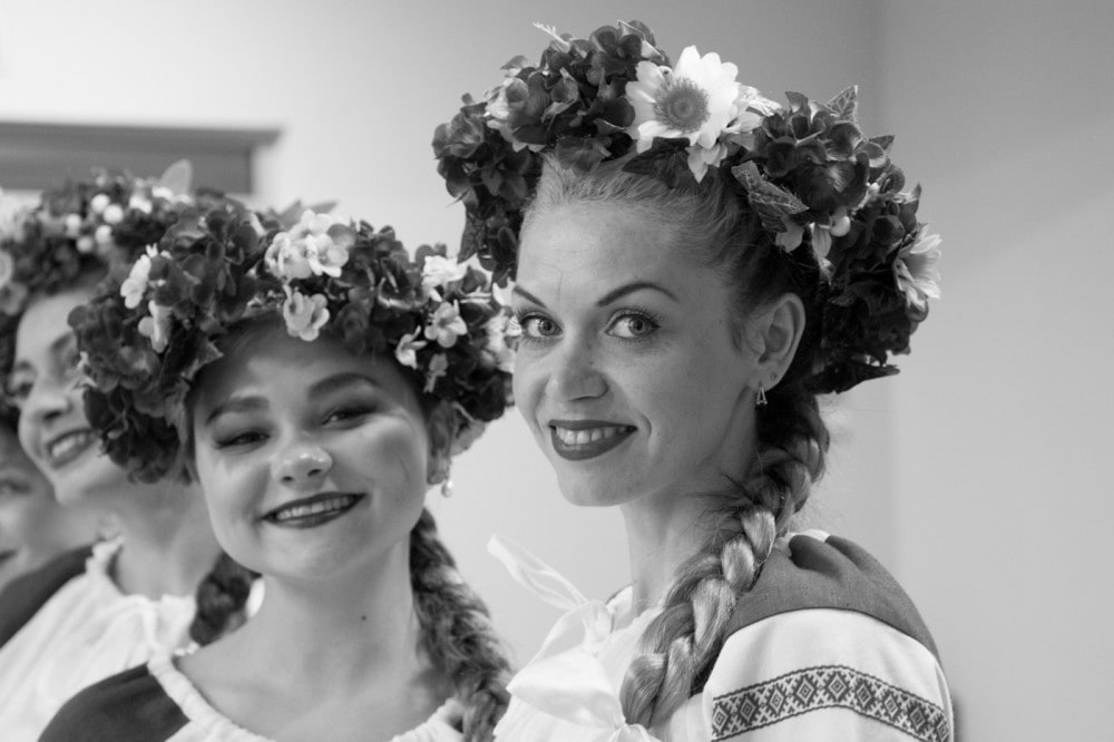 Die hübschen Ladies bei der Folkloreshow.