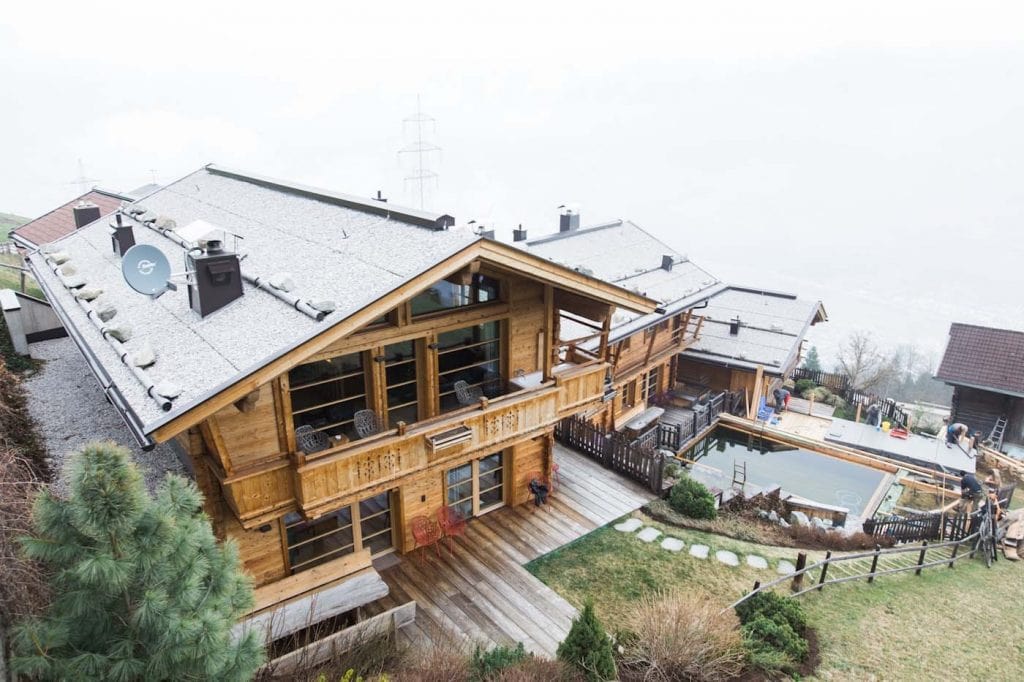 Die Hochleger Chalets im Zillertal.