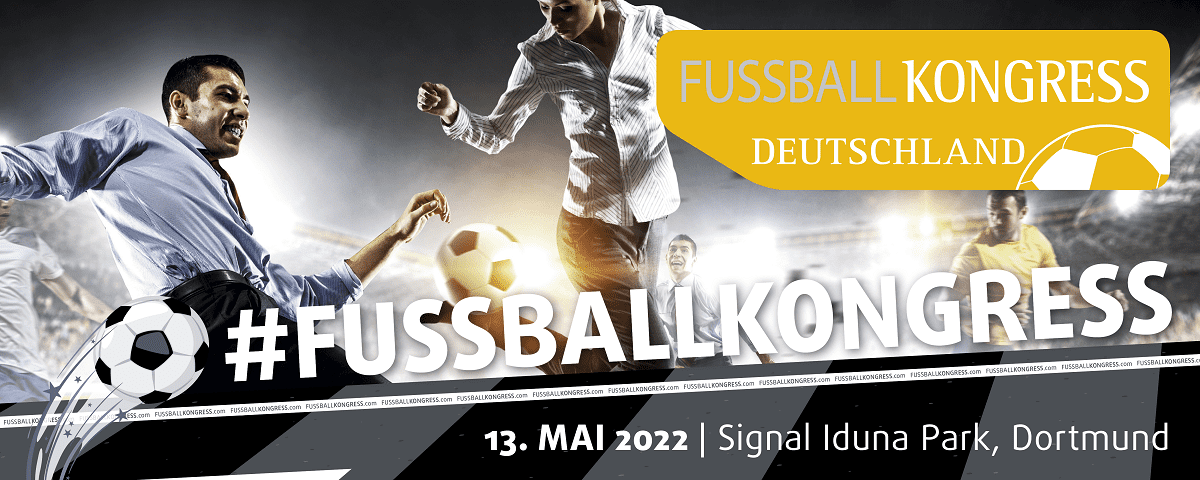 Banner zum FUSSBALL KONGRESS Deutschland in Dortmund