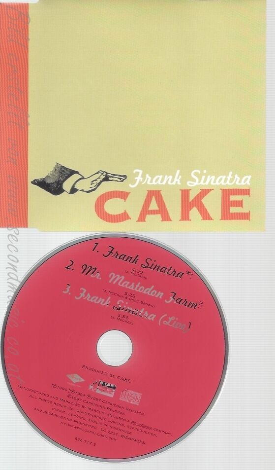 Cake Fashion Nugget CD The Distance Frank Sinatra Race Car Ya-Yas I Will  Survive | eBay