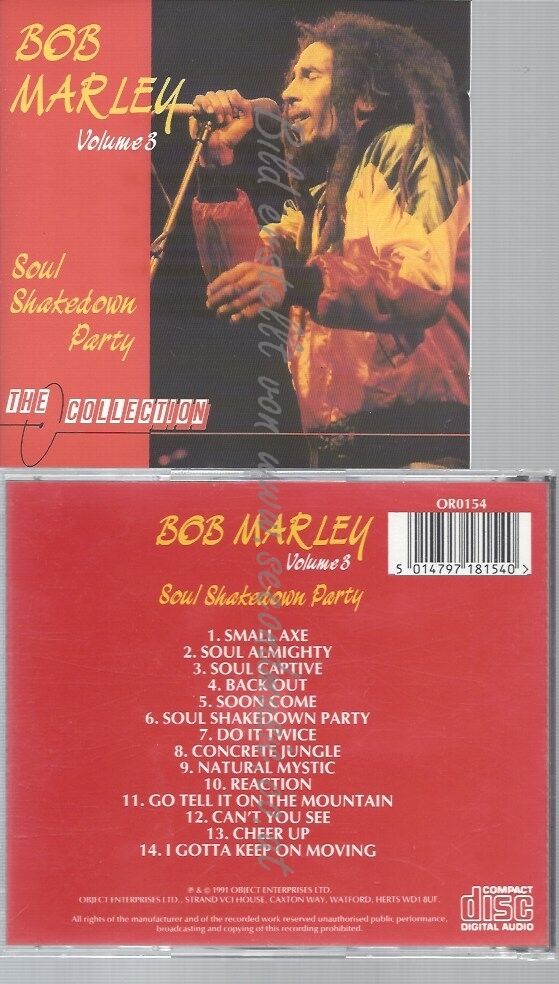 CD–THE COLLECTION BOB MARLEY — BOB MARLEY — SOUL SHAKEDOWN PARTY  Secondmusic