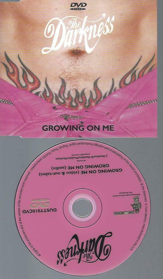 –The Darkness – Growing On Me // DVD Single