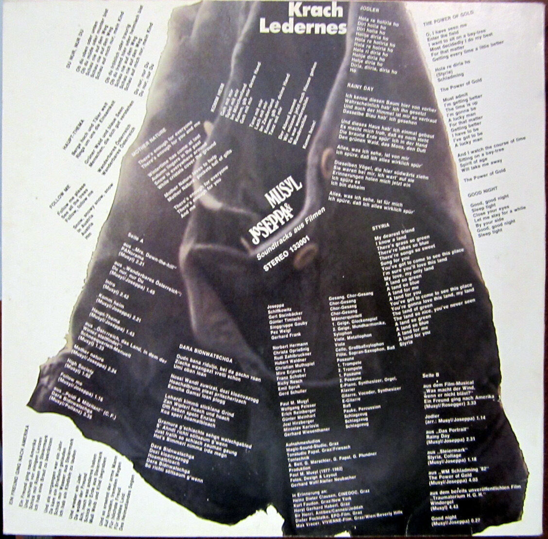LP / MUSYL & JOSEPPA / AUSTRIA / TOP RARITÄT / KRACH LEDERNES / – Bild 2