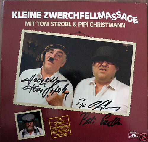 LP / TONI STROBL & PIPI CHRITMANN / MIT AUTOGRAMM /