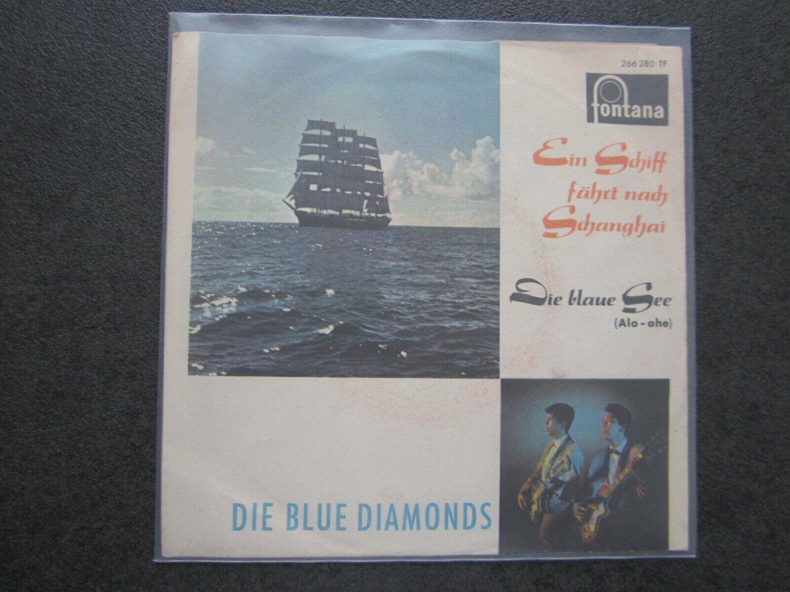 Single / Die Blue Diamonds – Ein Schiff Fährt Nach Schanghai / DE Press /