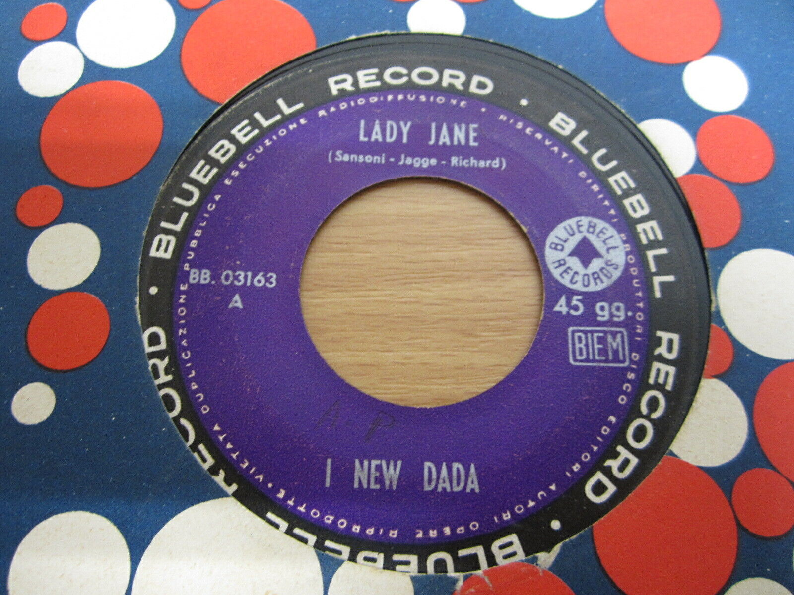 Single / I New Dada ?– Lady Jane / ITALY PRESS / RAR /