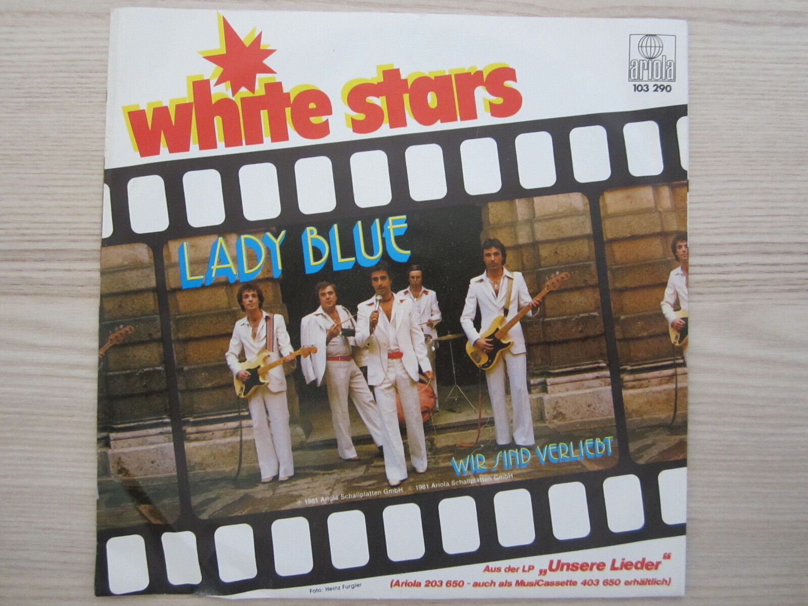 Single / White Stars – Lady Blue / AUSTRIA / SELTEN / ARIOLA / 1981 / RAR /