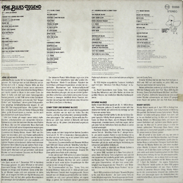 Various - The Blues Legend Vol. 2 (4xLP, Comp + Box) – Bild 2