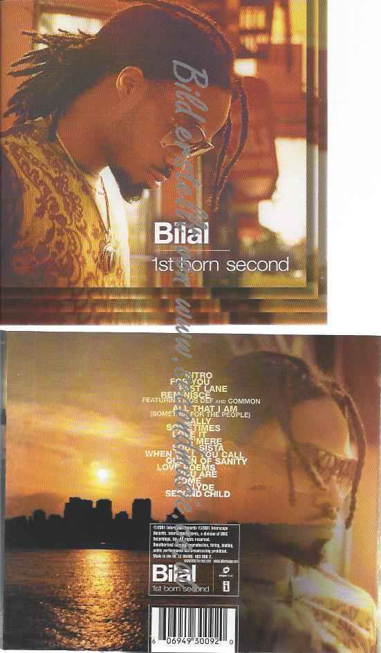 CD–Bilal –1st Born Second | Secondmusic