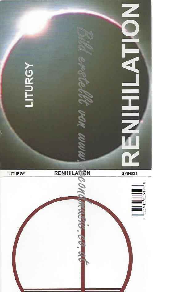 CD--Liturgy | --Renihilation