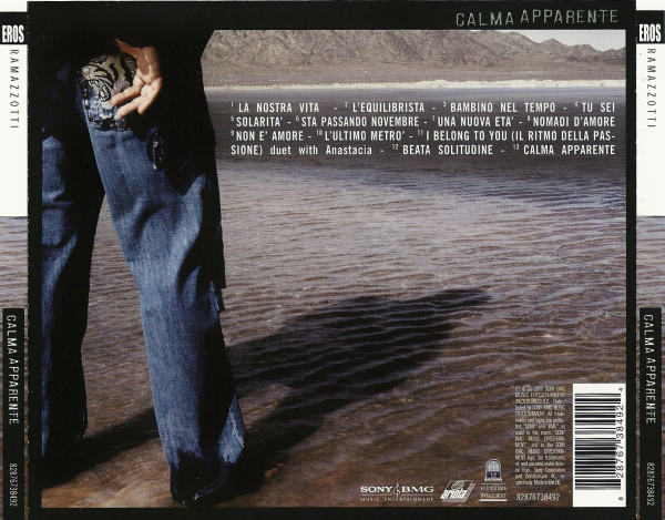 CD, Album Eros Ramazzotti – Calma Apparente | Secondmusic