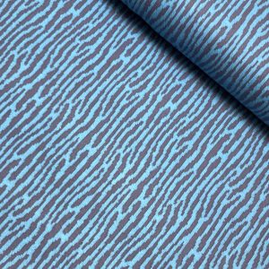 Bio Strick-Jacquard, turquoise tiger