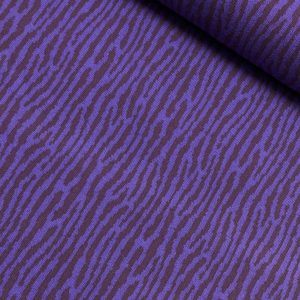 Bio Strick-Jacquard purple tiger