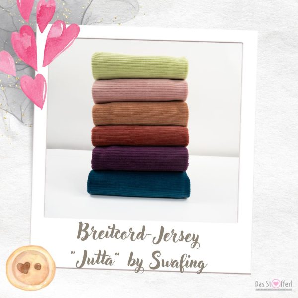 Das Stofferl: Breitcord Jersey "Jutta" von Swafing, erstklassige Qualität, hochwertige Stoffe, jetzt im Onlineshop bestellen und schnell liefern lassen, dein Swafing Händler in Österreich