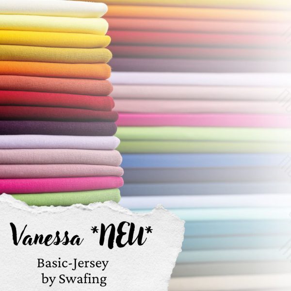 Das Stofferl: Jersey Vanessa by Swafing neu, Jersey uni von Swafing kaufen Österreich, Unijersey Meterware,